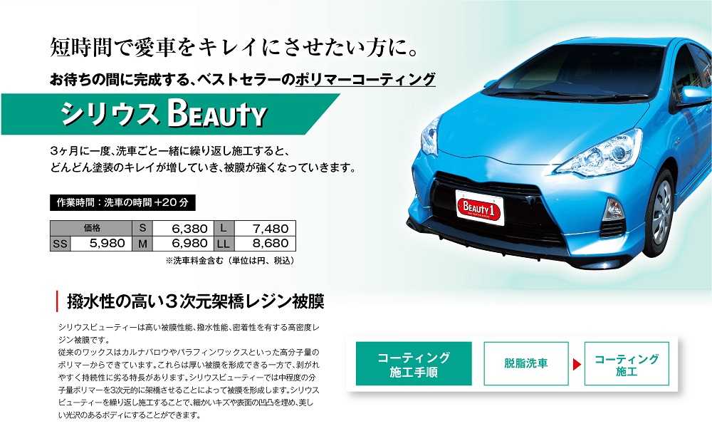 コーティングの5つのメリット